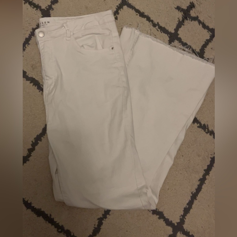 White Flare Leg Jeans